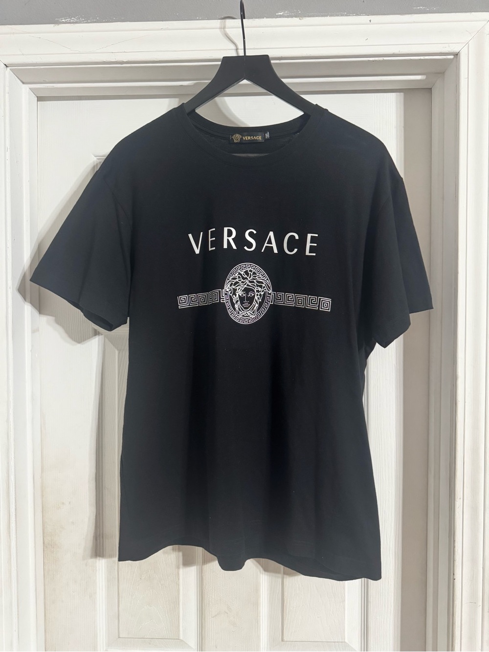 Versace Men's Black Logo T-Shirt